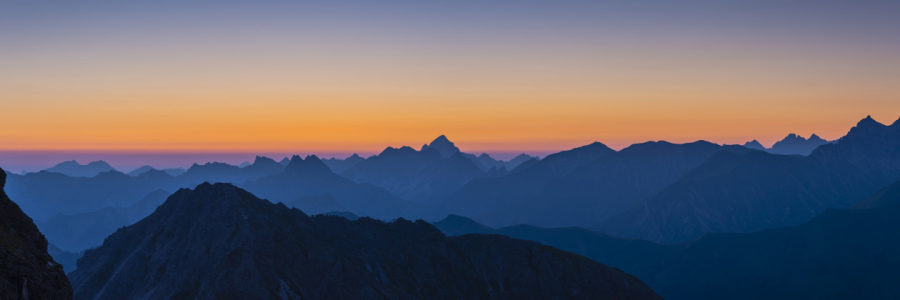 Bild-Nr: 12043108 Sonnenaufgang vom Mindelheimer Klettersteig Erstellt von: Walter G. Allgöwer