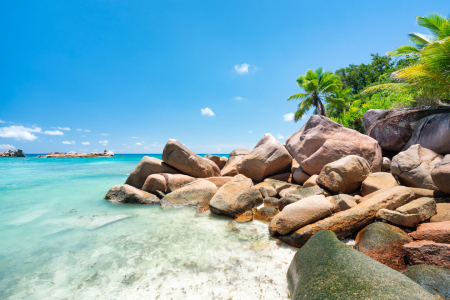 Bild-Nr: 12045030 Türkisblaues Meer auf den Seychellen Erstellt von: eyetronic