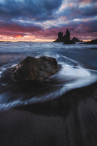 Bild-Nr: 12046183 Teneriffa Benijo Strand am Abend Erstellt von: Jean Claude Castor