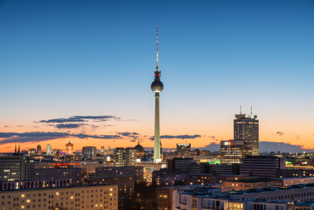 Bild-Nr: 12052626 Berlin Skyline bei Nacht Erstellt von: Robin-Oelschlegel-Photography