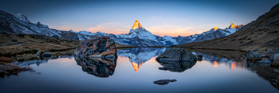 Bild-Nr: 12056260 Stellisee und Matterhorn in den Schweizer Alpen Erstellt von: eyetronic