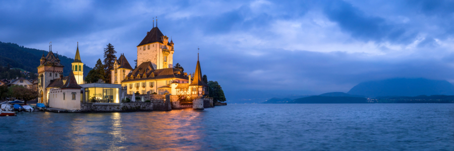 Bild-Nr: 12056842 Schloss Chillon am Abend Erstellt von: eyetronic