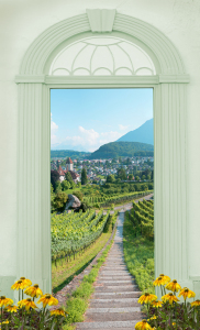 Bild-Nr: 12059808 Torbogen mit Blick in den Weinberg Erstellt von: SusaZoom