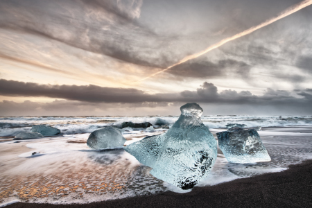 Bild-Nr: 12065009 Island - Eisblöcke am Strand Erstellt von: lichtjahr21