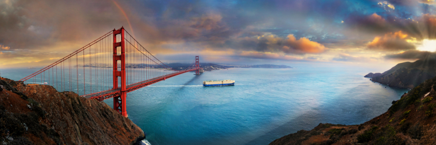 Bild-Nr: 12087173 Golden Gate Panorama Erstellt von: Rucker