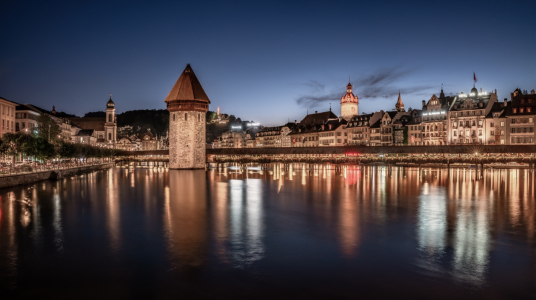 Bild-Nr: 12090973 Luzern am Abend Erstellt von: Achim Thomae