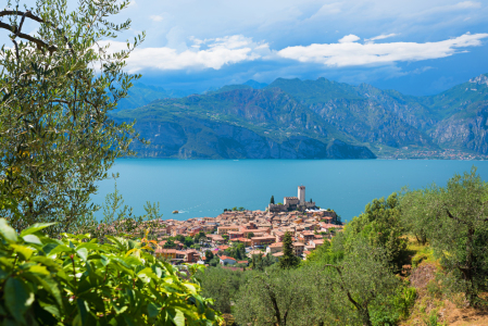 Bild-Nr: 12091547 Gewitterstimmung Malcesine am Gardasee Erstellt von: SusaZoom