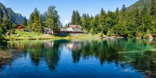 Bild-Nr: 12097103 Blausee Panorama Erstellt von: eyetronic