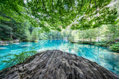 Bild-Nr: 12097106 Blausee in der Schweiz Erstellt von: eyetronic