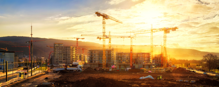 Bild-Nr: 12106715 Große Baustelle in der Morgensonne Erstellt von: Smileus