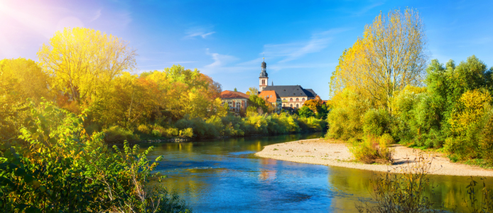 Bild-Nr: 12108062 Blick über den Neckar nach Seckenheim Erstellt von: Smileus