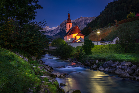 Bild-Nr: 12109326 Pfarrkirche Ramsau Erstellt von: FotoDeHRO