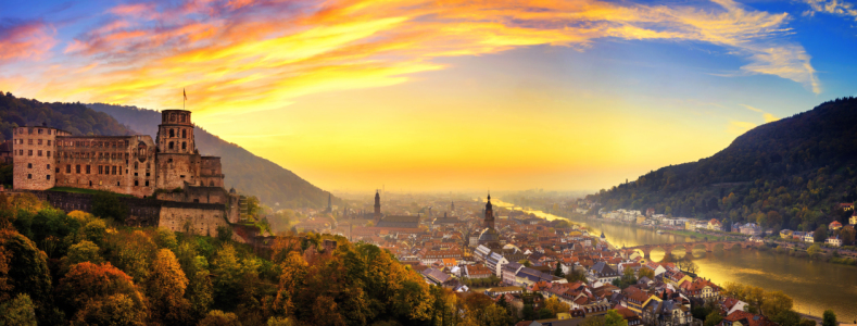 Bild-Nr: 12124429 Heidelberg kurz nach Sonnenuntergang Erstellt von: Smileus