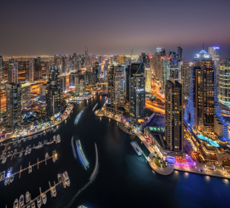 Bild-Nr: 12143273 Dubai Marina Skyline Erstellt von: Achim Thomae