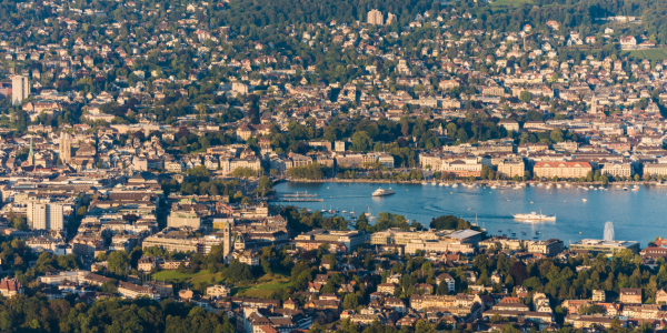 Bild-Nr: 12156114 Blick vom Uetliberg auf Zürich und den Zürichsee Erstellt von: dieterich