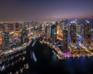 Bild-Nr: 12156952 Dubai Marina Skyline Erstellt von: Achim Thomae