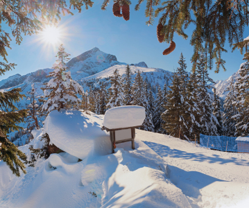 Bild-Nr: 12158659 Skigebiet Kreuzeck Alpspitze im Winter Erstellt von: SusaZoom