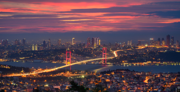Bild-Nr: 12159547 Bosphorus bridge in Istanbul Erstellt von: Mapics