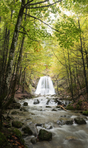 Bild-Nr: 12165449 Josefsthaler Wasserfall Schliersee Hochformat Erstellt von: SusaZoom