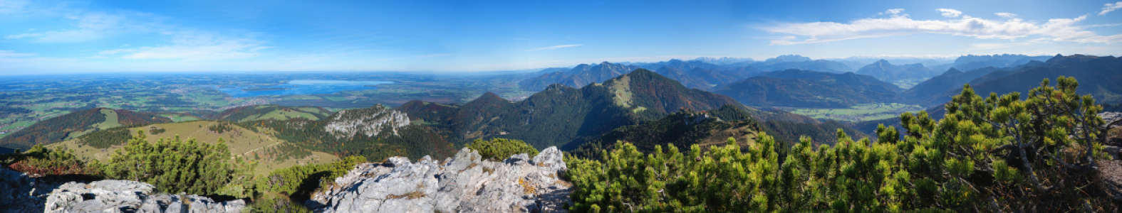 Bild-Nr: 12168618 Gipfelpanorama Kampenwand Oberbayern Erstellt von: SusaZoom