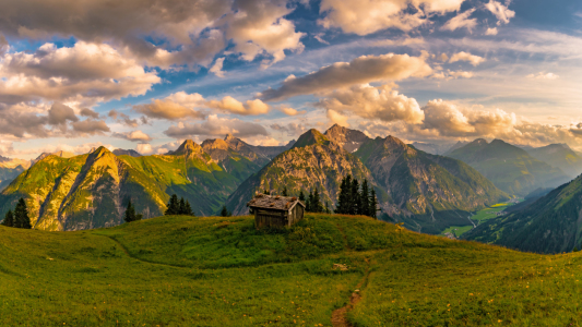 Bild-Nr: 12172027 Goldene Stunde im Lechtal Erstellt von: mindscapephotos