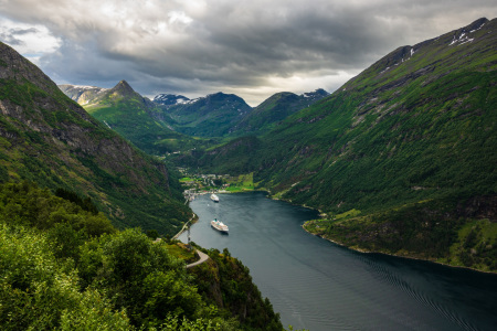 Bild-Nr: 12172047 Blick auf den Geirangerfjord in Norwegen Erstellt von: Rico Ködder