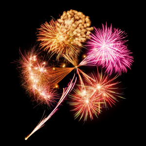 Bild-Nr: 12173985 Feuerwerk in Form eines Kleeblatts Erstellt von: Smileus