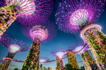 Bild-Nr: 12178782 Supertrees im Gardens by the Bay in Singapore Erstellt von: eyetronic