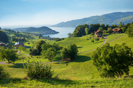 Bild-Nr: 12185944 Ländliche Idylle Krattigen am Thunersee Schweiz Erstellt von: SusaZoom