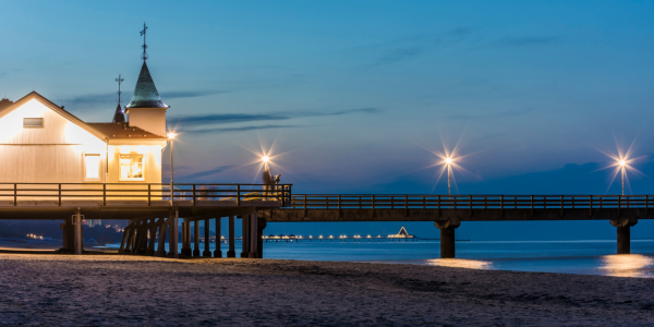 Bild-Nr: 12191150 Seebrücke in Ahlbeck auf der Insel Usedom Erstellt von: dieterich