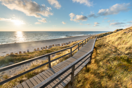 Bild-Nr: 12217045 Sonnenuntergang am Roten Kliff auf Sylt Erstellt von: eyetronic