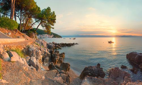 Bild-Nr: 12219651 Badestrand Moscenicka Draga Sonnenaufgang Kroatien Erstellt von: SusaZoom