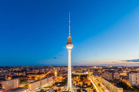 Bild-Nr: 12220149 Fernsehturm in Berlin bei Nacht Erstellt von: dieterich