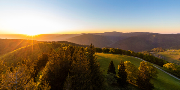 Bild-Nr: 12220170 Sonnenaufgang am Schauinsland im Schwarzwald Erstellt von: dieterich