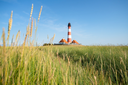 Bild-Nr: 12230487 Leuchtturm Westerheversand bei Eiderstedt Erstellt von: eyetronic