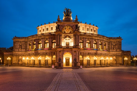 Bild-Nr: 12236578 Semperoper in Dresden Erstellt von: eyetronic