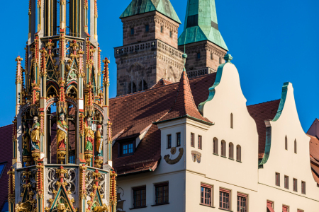 Bild-Nr: 12249682 Schöner Brunnen und Sebalduskirche in Nürnberg Erstellt von: dieterich