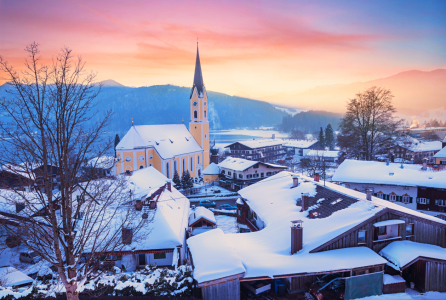 Bild-Nr: 12253584 Kurort Schliersee Sonnenuntergang im Winter Erstellt von: SusaZoom