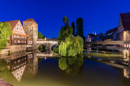 Bild-Nr: 12257268 Altstadt von Nürnberg bei Nacht Erstellt von: dieterich