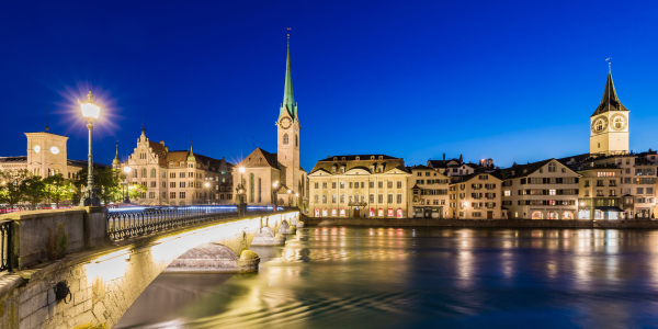 Bild-Nr: 12277502 Altstadt von Zürich bei Nacht Erstellt von: dieterich