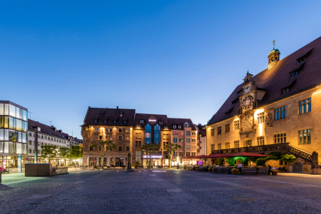 Bild-Nr: 12283538 Marktplatz mit dem Rathaus in Heilbronn Erstellt von: dieterich