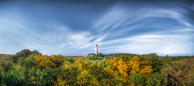 Bild-Nr: 12291235 Hiddensee Panorama mit Leuchtturm Erstellt von: FotoPictures