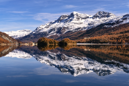 Bild-Nr: 12291595 Silser See Schweiz Erstellt von: Achim Thomae