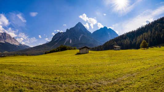 Bild-Nr: 12300404 Blick auf Sonnenspitze der Tiroler Zugspitz Arena Erstellt von: raphotography88