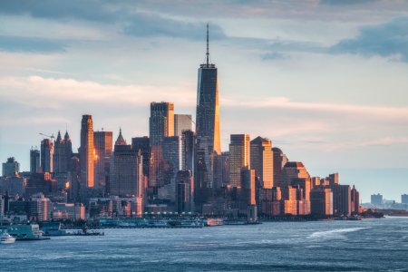 Bild-Nr: 12316075 Lower Manhattan Skyline mit One World Trade Center Erstellt von: eyetronic