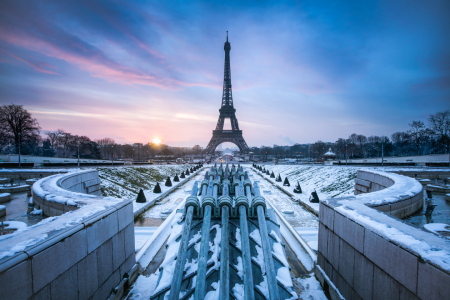 Bild-Nr: 12349020 Eiffelturm im Winter Erstellt von: eyetronic