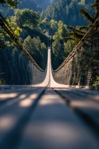 Bild-Nr: 12353325 Hängebrücke in der Schweiz Erstellt von: Achim Thomae