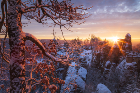 Bild-Nr: 12366147 Wintersonne an der Bastei Erstellt von: Daniela Beyer