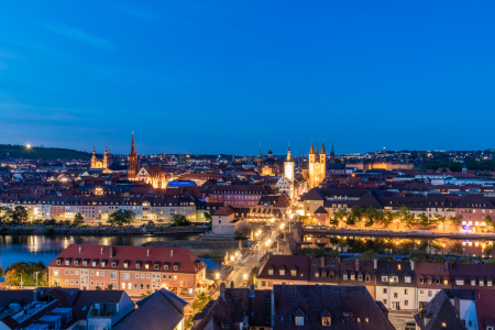 Bild-Nr: 12375438 Würzburg am Abend Erstellt von: dieterich