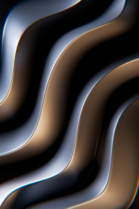 Bild-Nr: 12388303 Metallic Waves Hochformat Erstellt von: dresdner